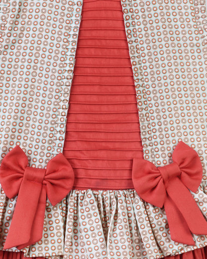 Girls Merry Trail Tulle Bow Dress