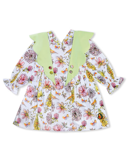 Girls Flower Flutter Dress