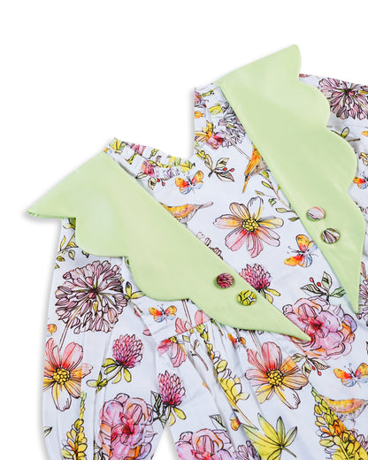 Girls Flower Flutter Dress