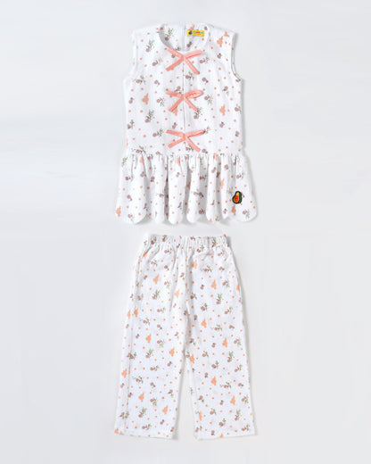 Spring Blossom Muslin Co-ord Set