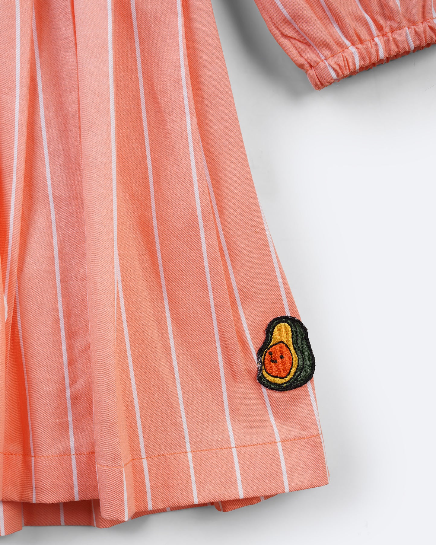 Girls Carrot Twist Layered Shirt Dress