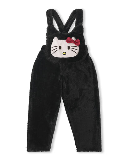 Girls Kawaii Kitty Fur Jumpsuit
