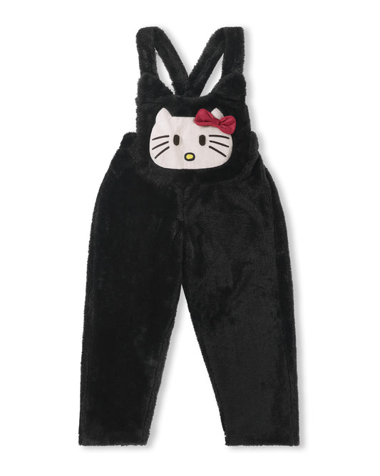 Girls Kawaii Kitty Fur Jumpsuit