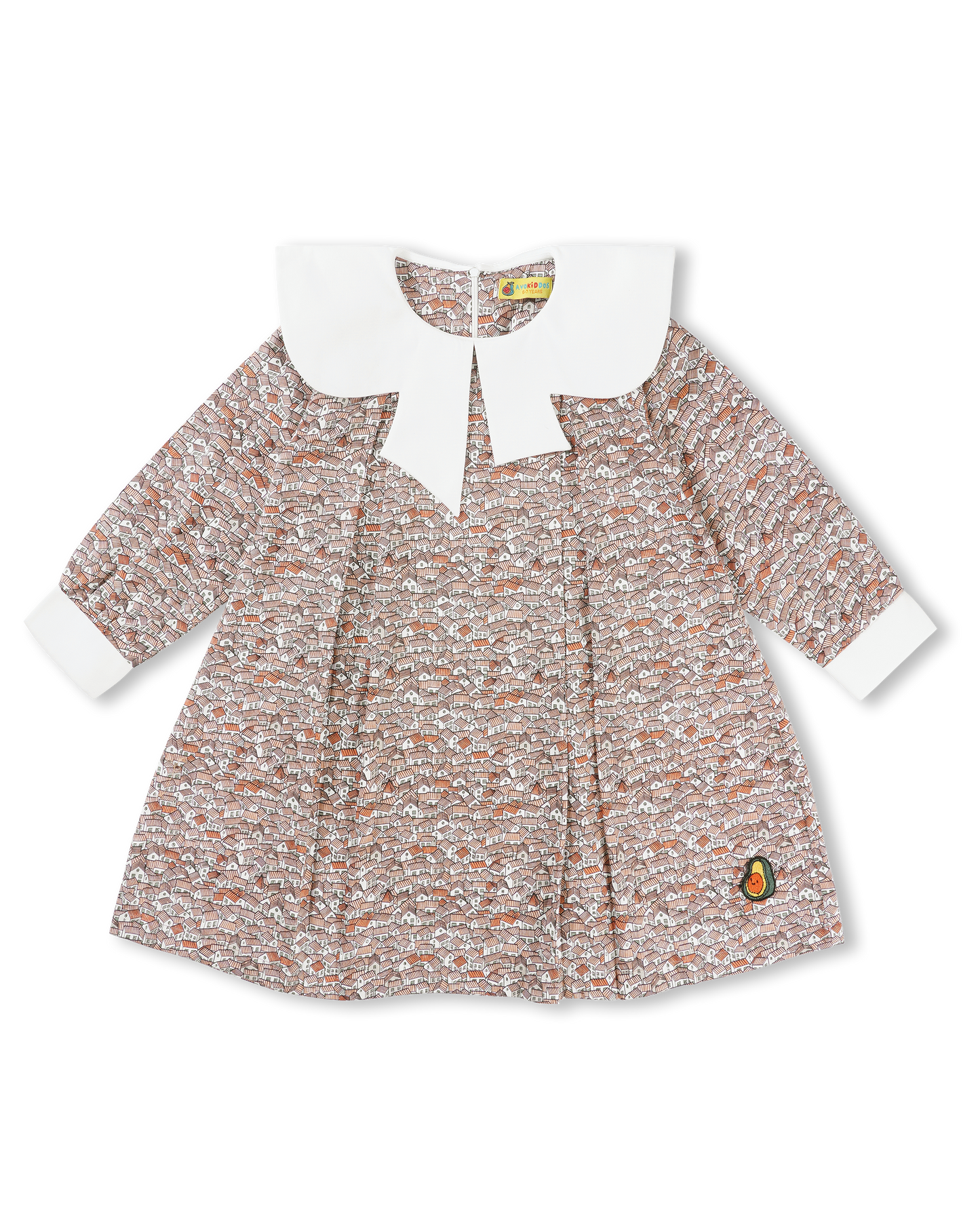 Girls Contrast Twirl Fun Dress