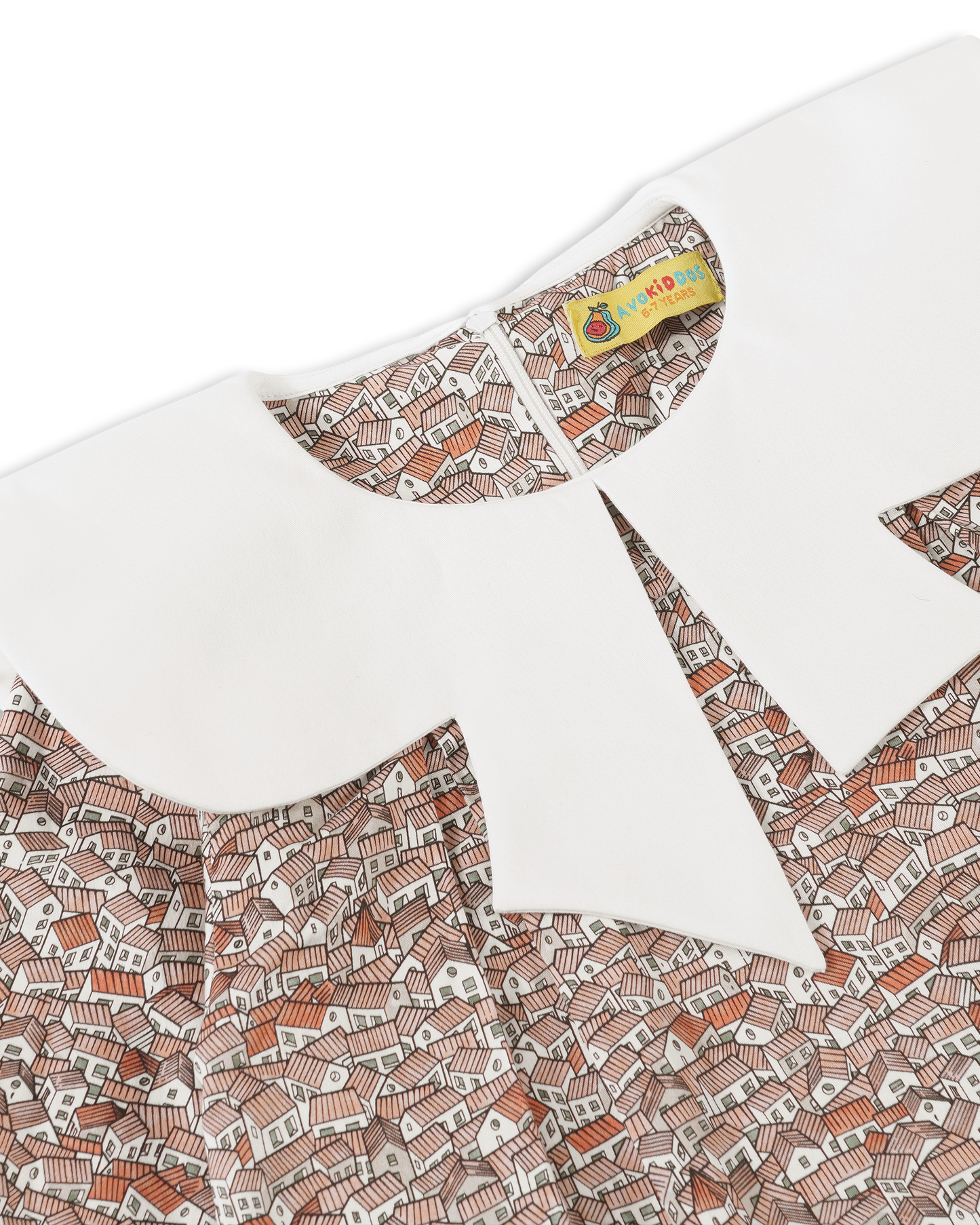 Girls Contrast Twirl Fun Dress