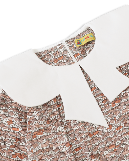 Girls Contrast Twirl Fun Dress