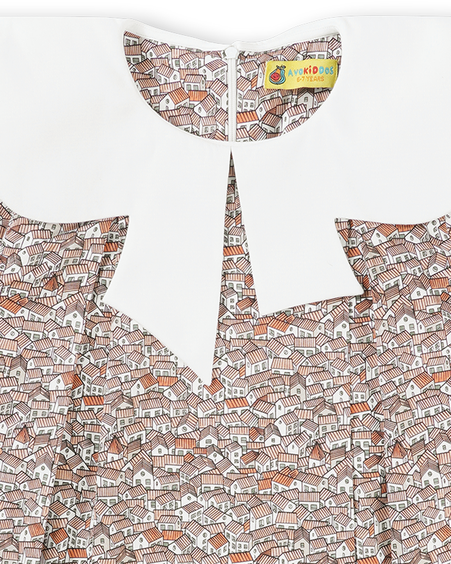 Girls Contrast Twirl Fun Dress