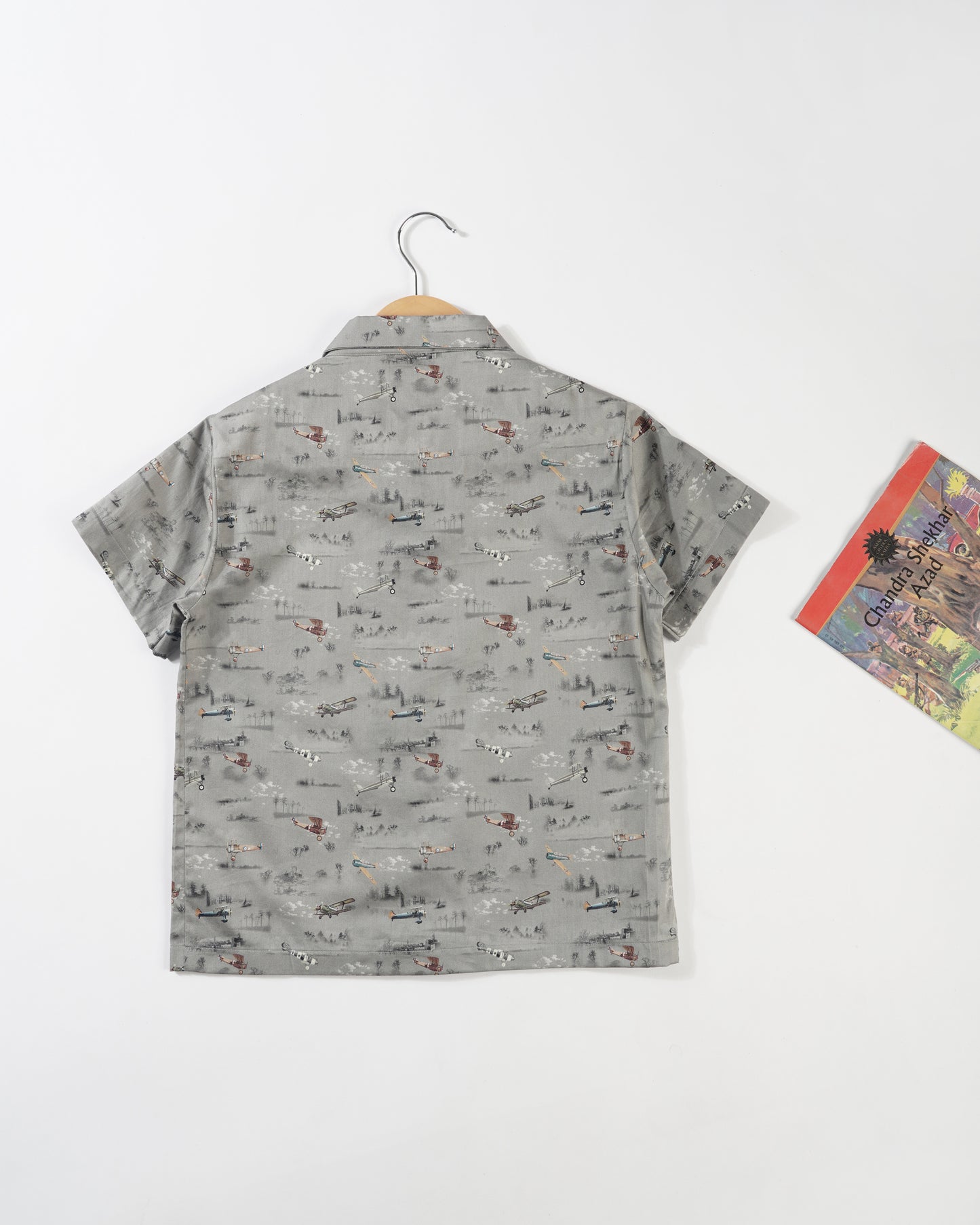 Boys Zig Zag Panel shirt