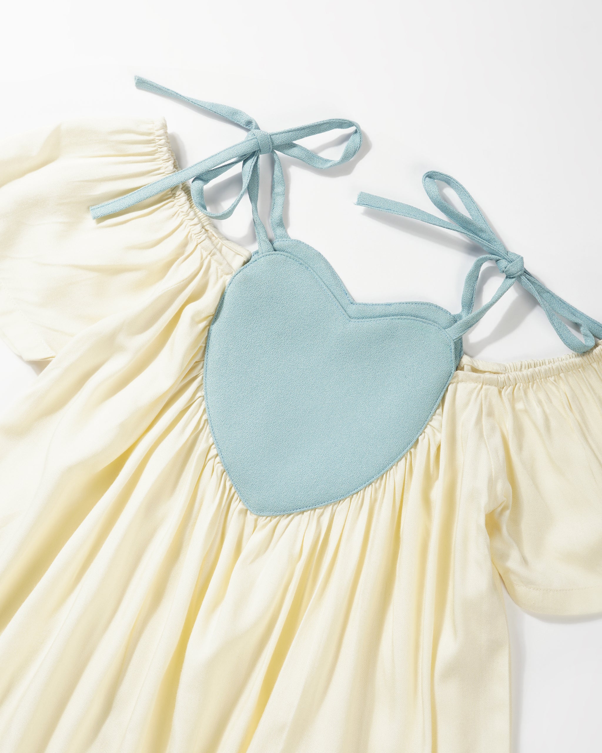 Girls Flowy shoulder ties dress
