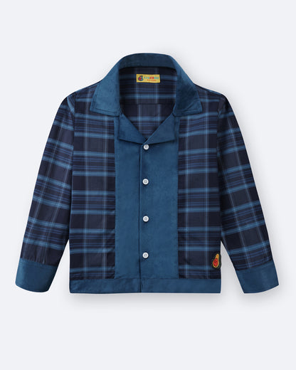 Boys Very Blue Comfort Fit Shirt