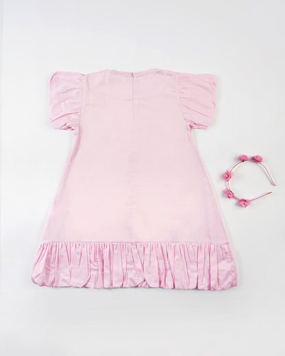 Girls Pink Daisies Stuck on You Dress