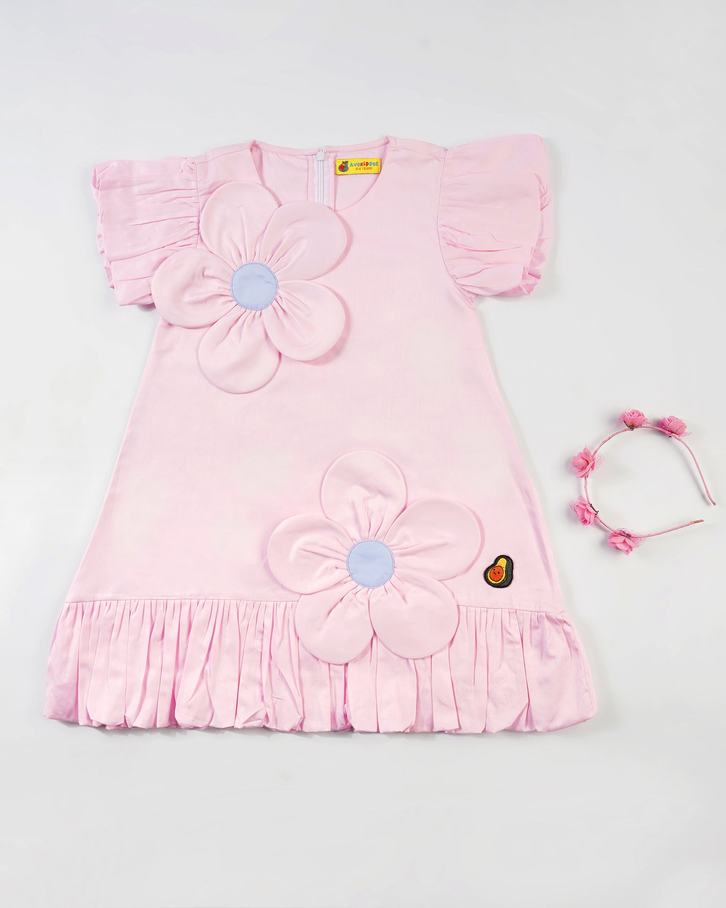 Girls Pink Daisies Stuck on You Dress