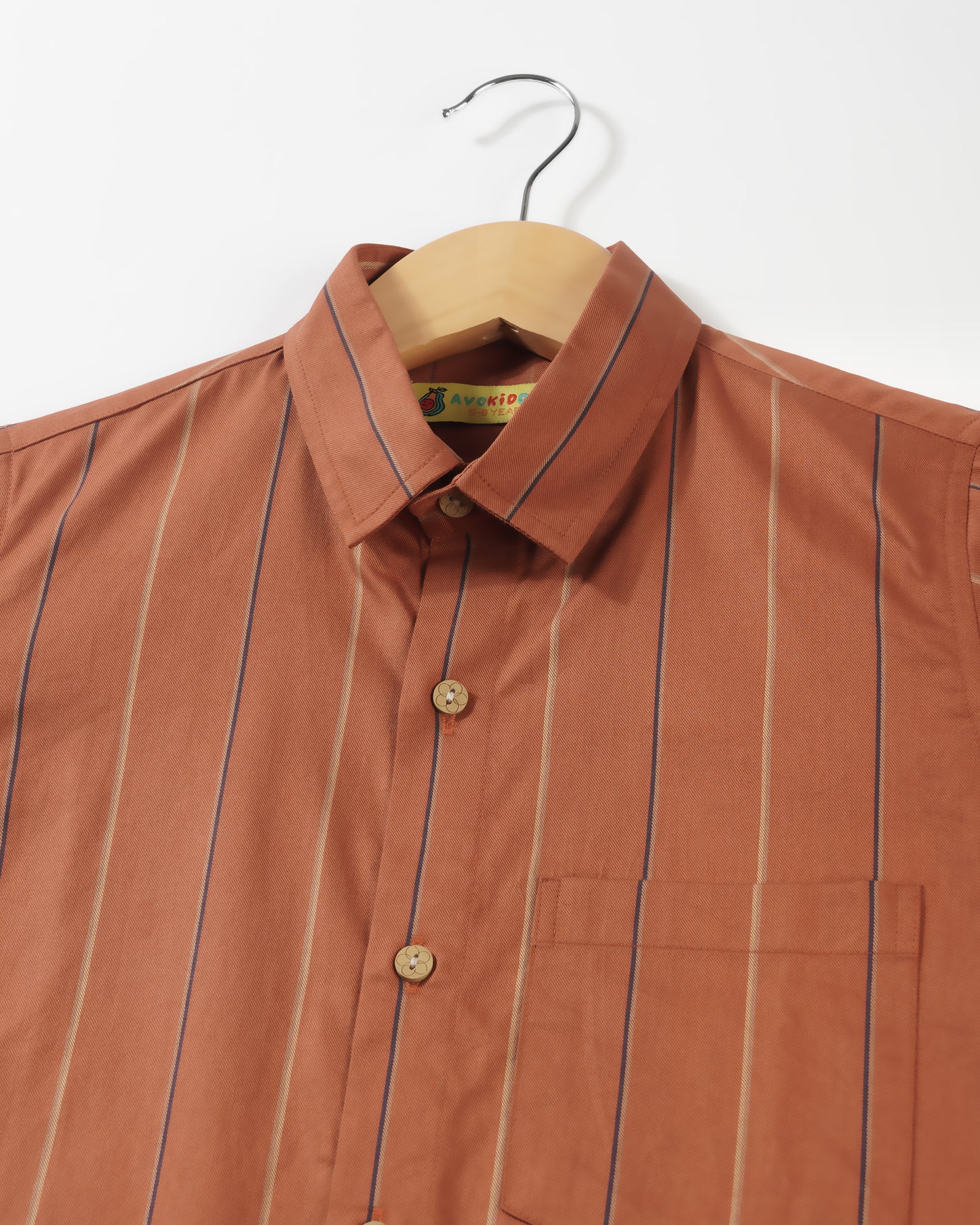 Boys Relaxed Fit Walnut shirt