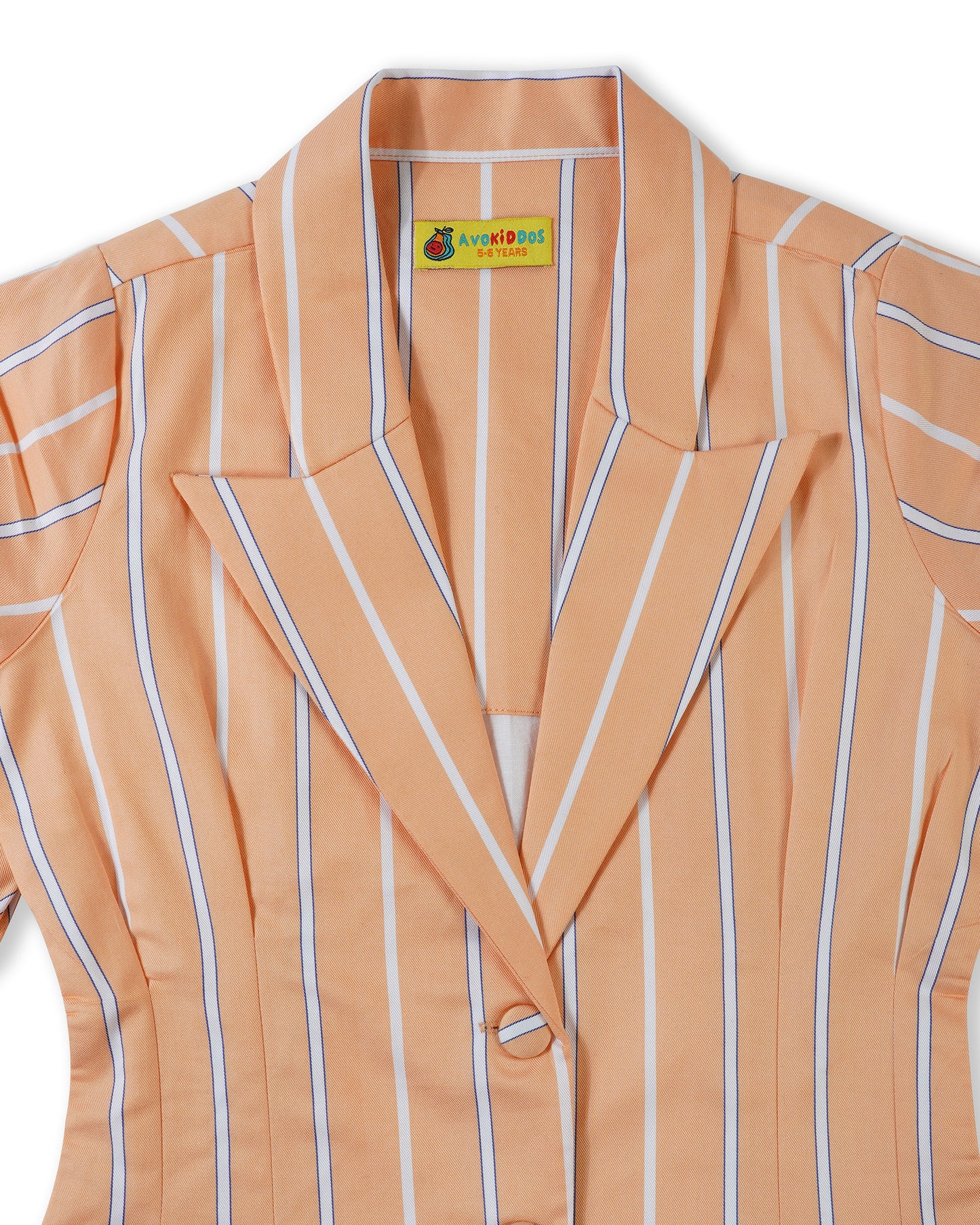 Girls Peach Princess Blazer Dress