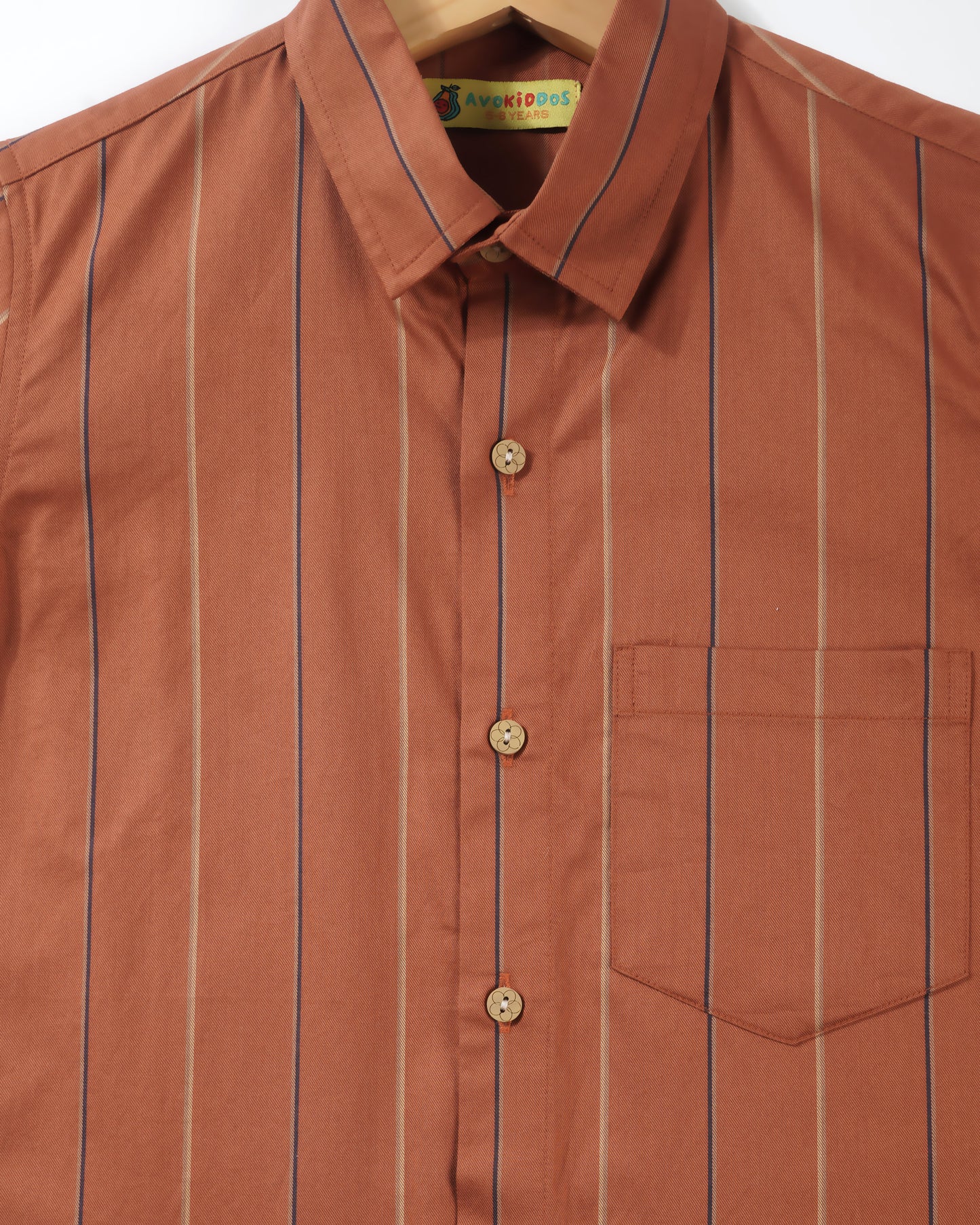 Boys Relaxed Fit Walnut shirt