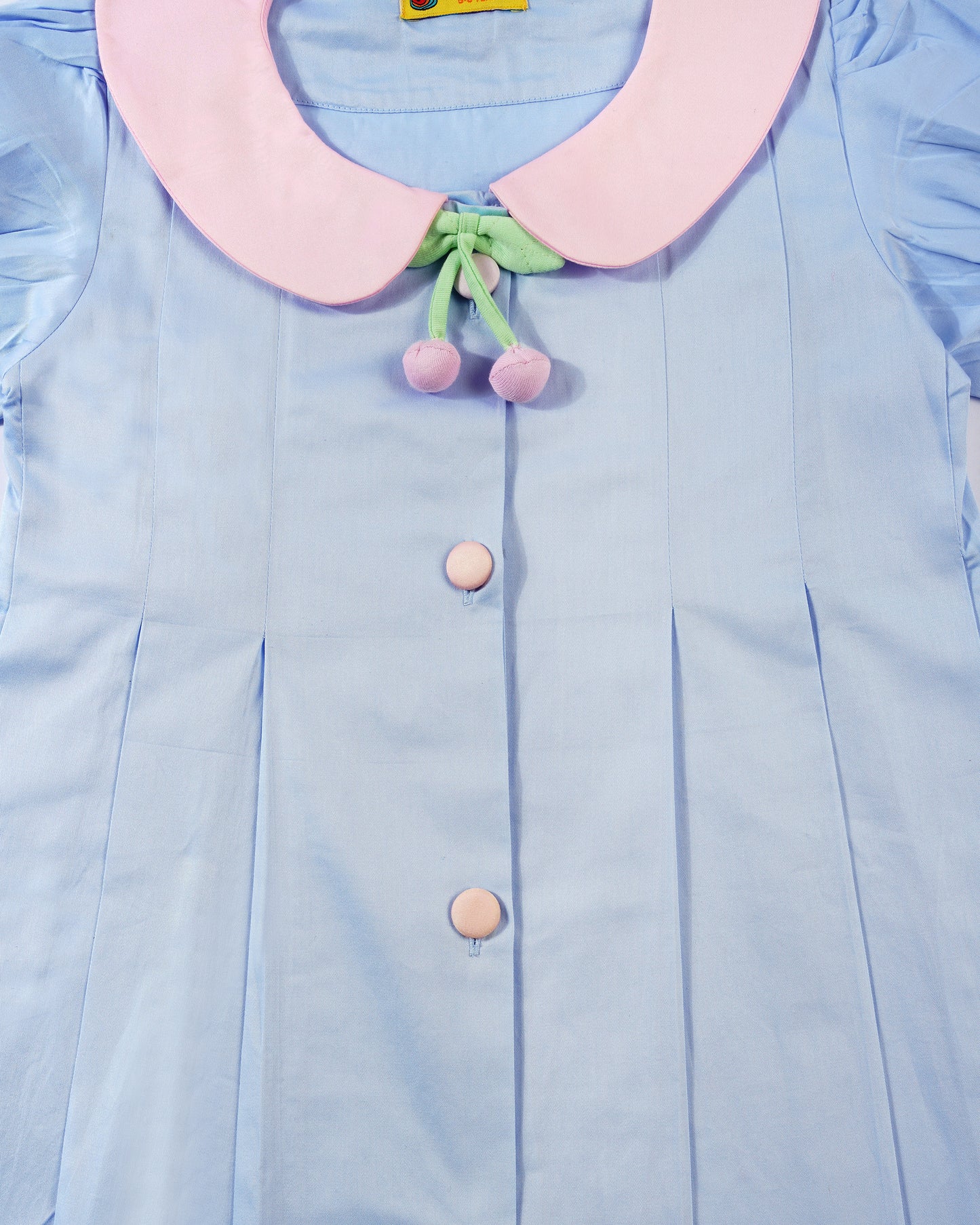 Girls Cherry-ish me Pleated Dress