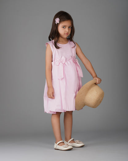 Girls Little Boss Barbie Balloon Fit Dress