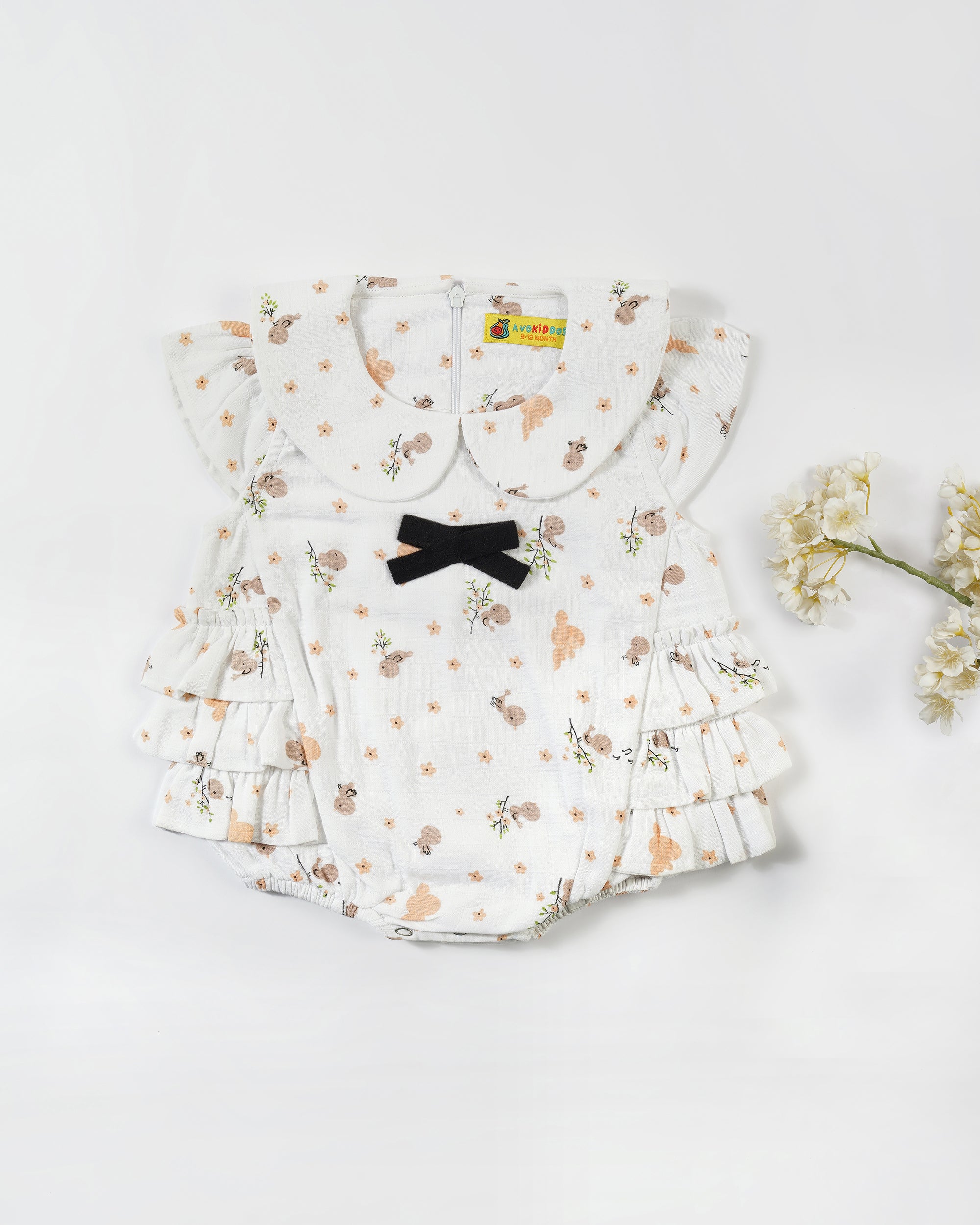 Baby Girl Little Birdie Romper