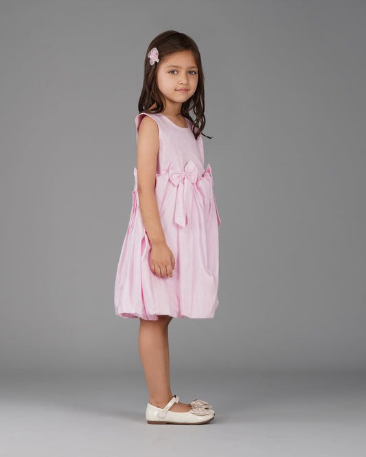 Girls Little Boss Barbie Balloon Fit Dress