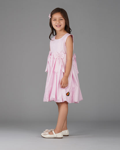 Girls Little Boss Barbie Balloon Fit Dress