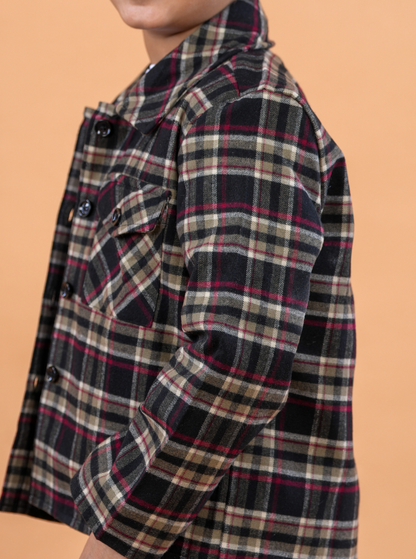 Padded Plaid winter Jacket