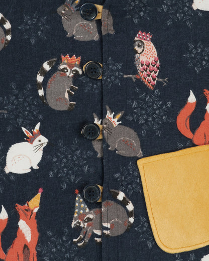 Unisex Merry Midnight Fox Gilet