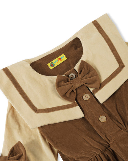 Girls Gingerbread Skater Dress