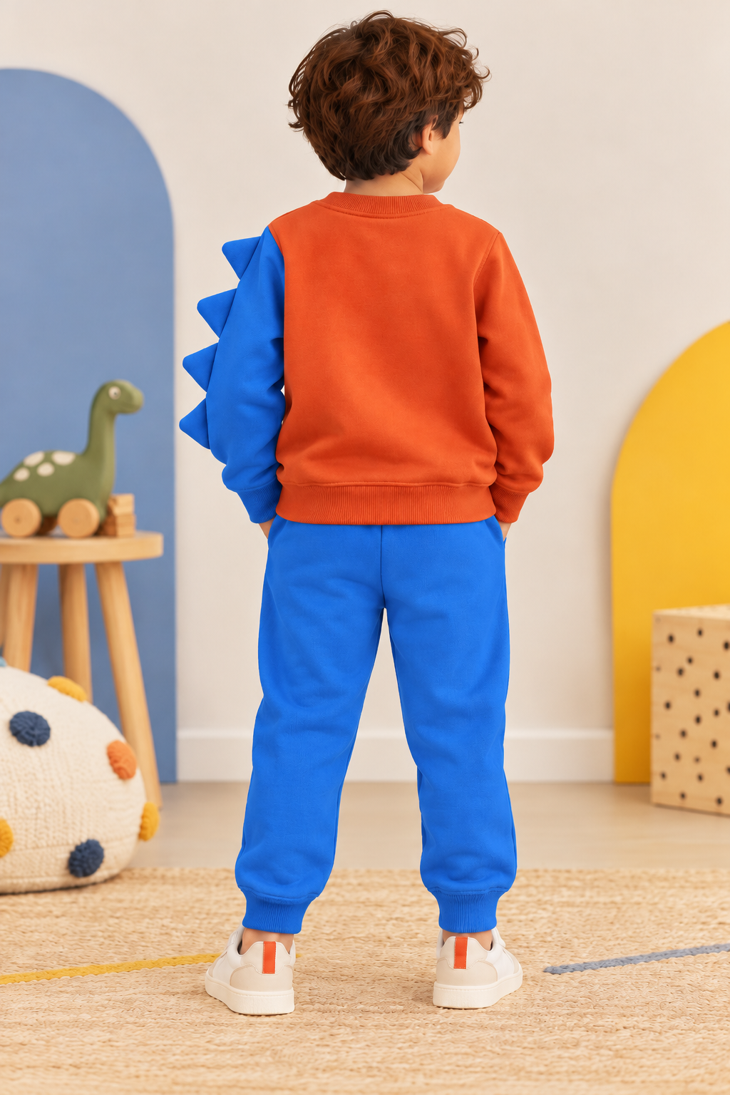 Unisex Colorblocked T-Rex Sweatshirt