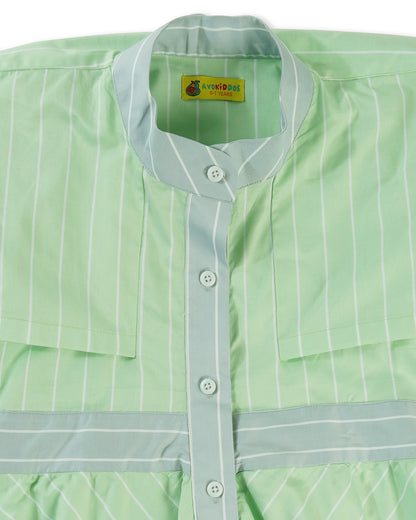 Girls Layered Stripe Tribe Dress