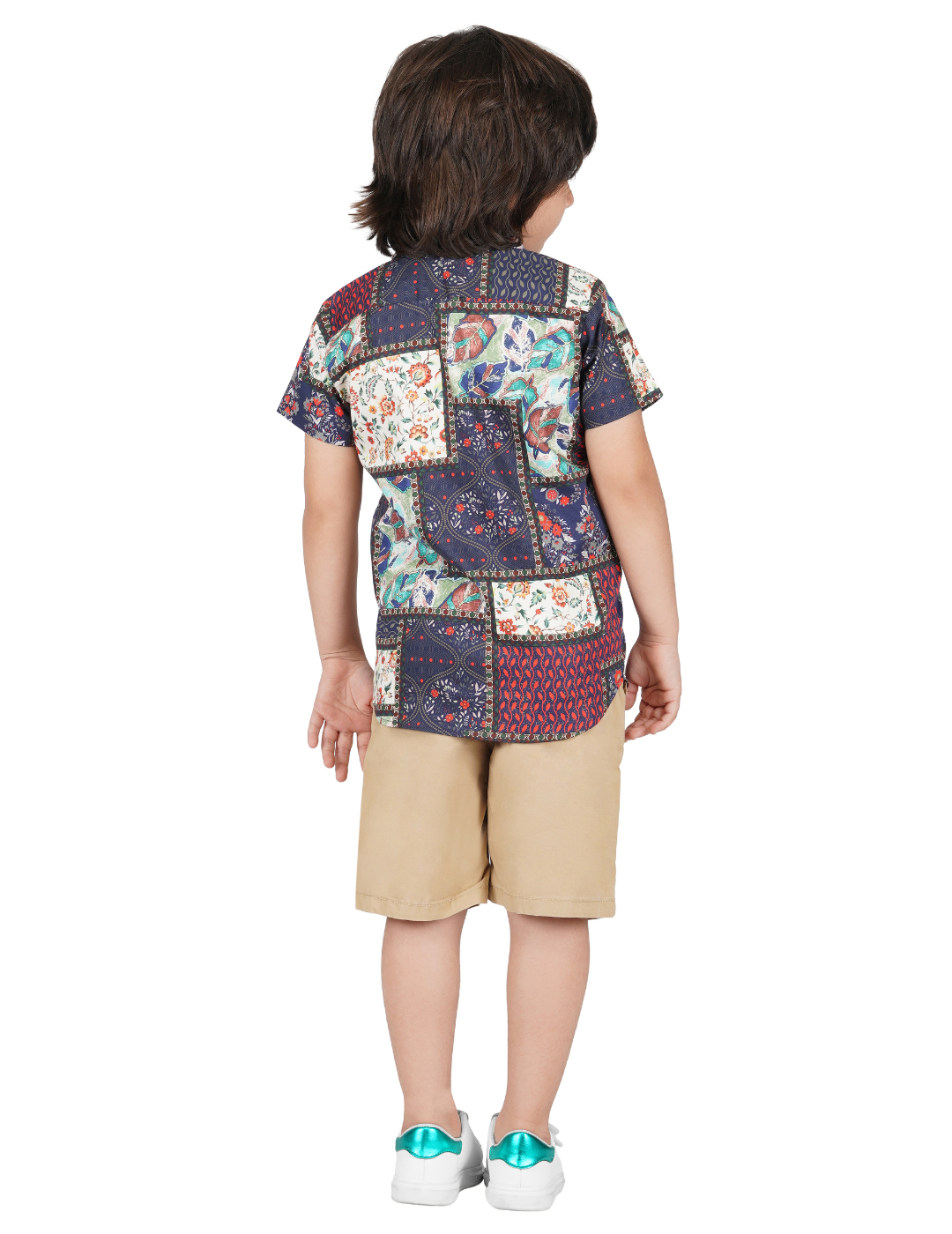 Boys Abstract Print Casual Shirt