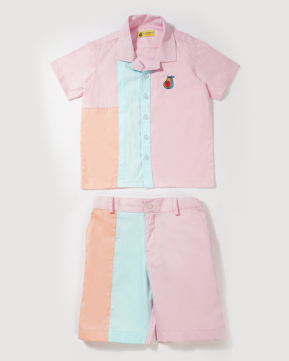 Boys Cheerful Relaxed Fit Co-ord Set