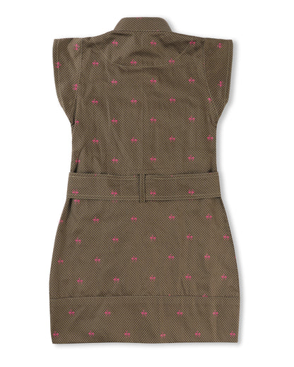 Girls Happy Hopper Belted Dress