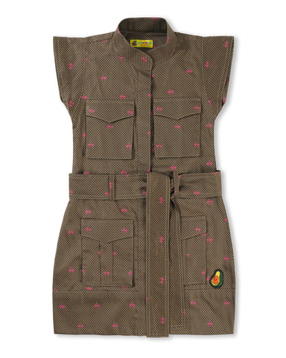 Girls Happy Hopper Belted Dress