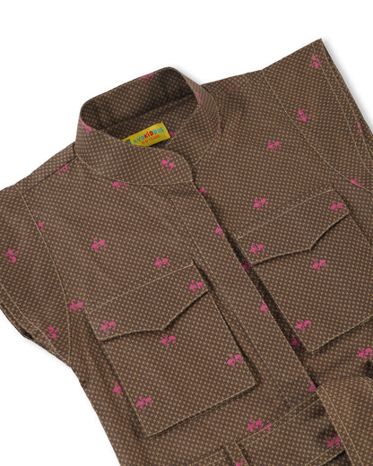 Girls Happy Hopper Belted Dress