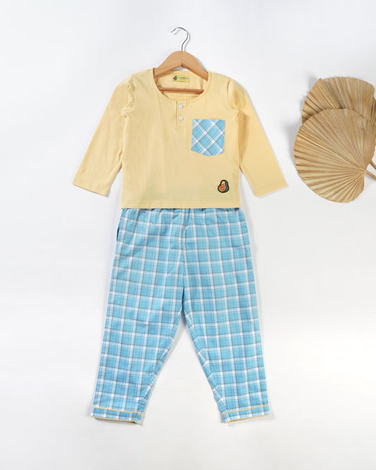 Avokiddos Unisex Lil Spongebob lounge set