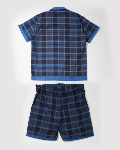 Boys Very blue comfy fit co-ord set