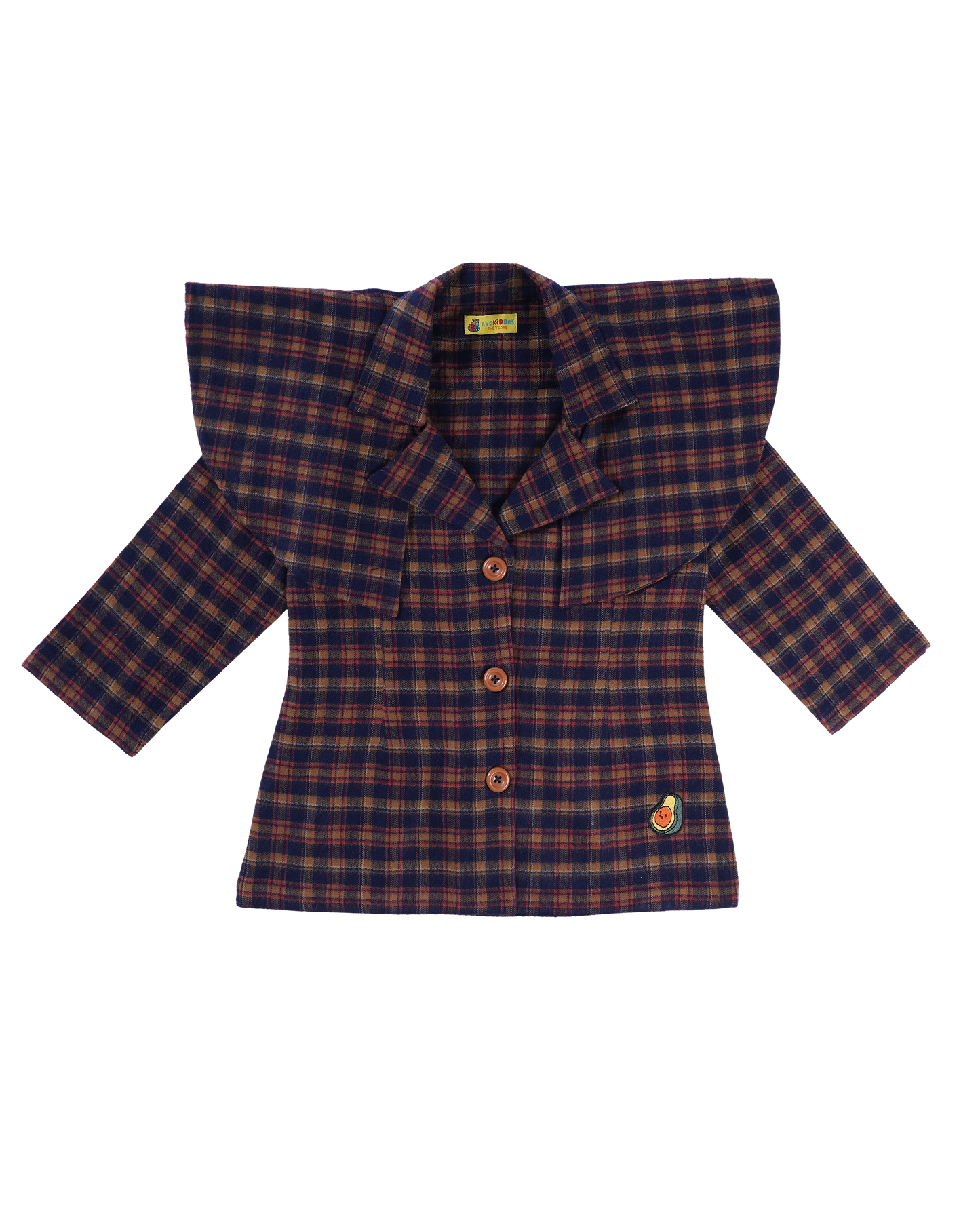 Girls Shoulder Checks Coat