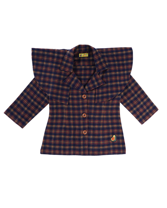 Girls Shoulder Checks Coat