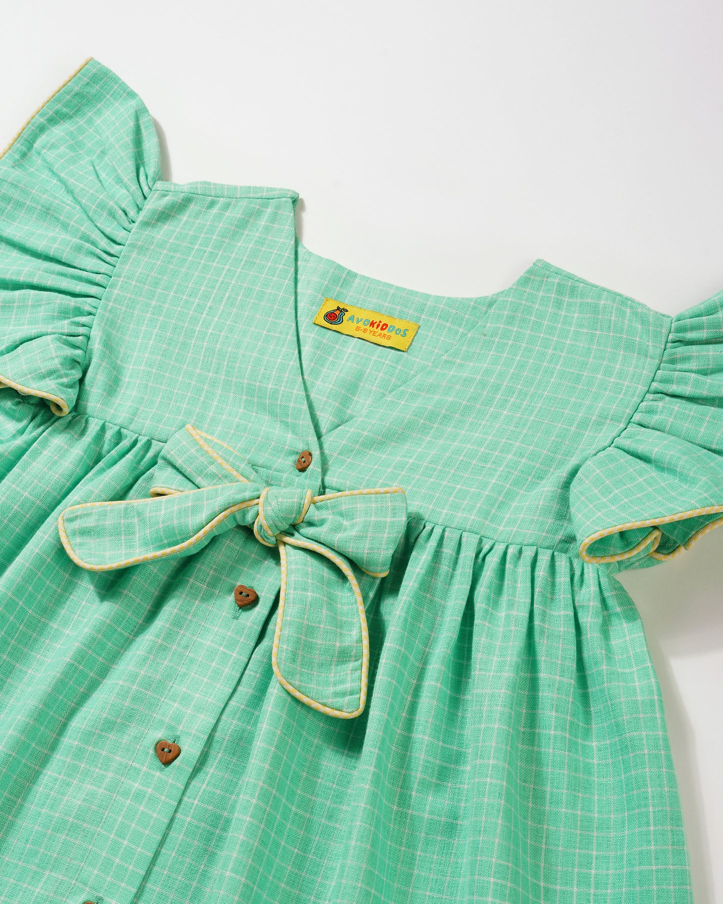 Girls Buttoned Flowy summer dress