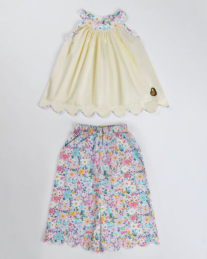 Garden Picnic Culottes Set