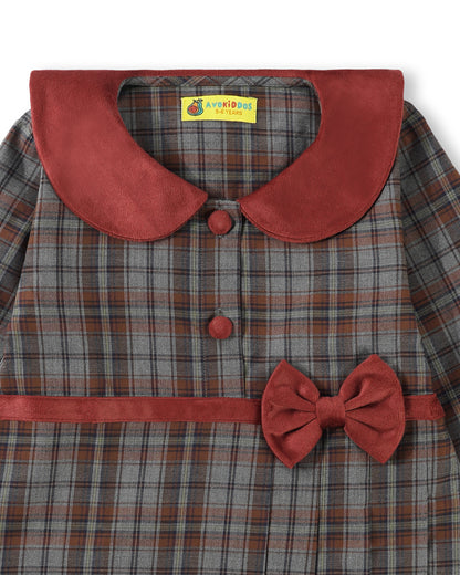 Girls Velvet Noel Dress