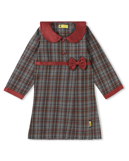 Girls Velvet Noel Dress