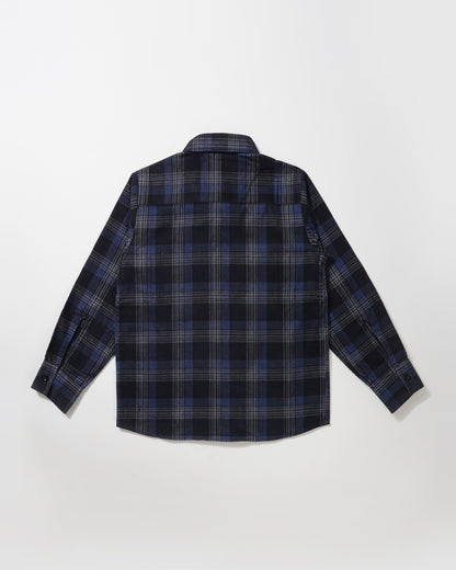 Boys Corduroy Blue Patch Shirt