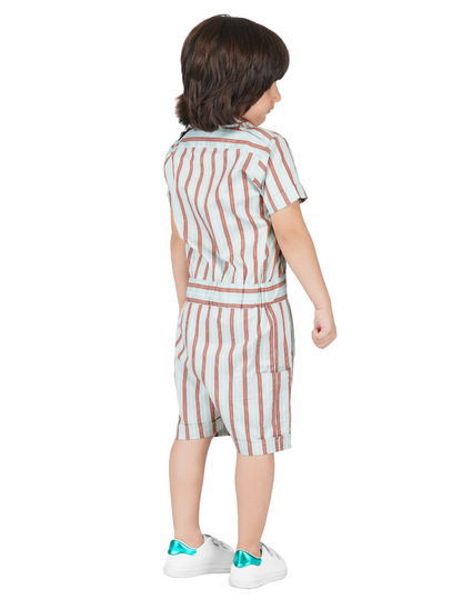 Unisex Striped Relaxed playsuit