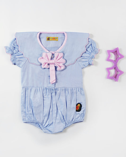 Baby Girl Front Bow Romper