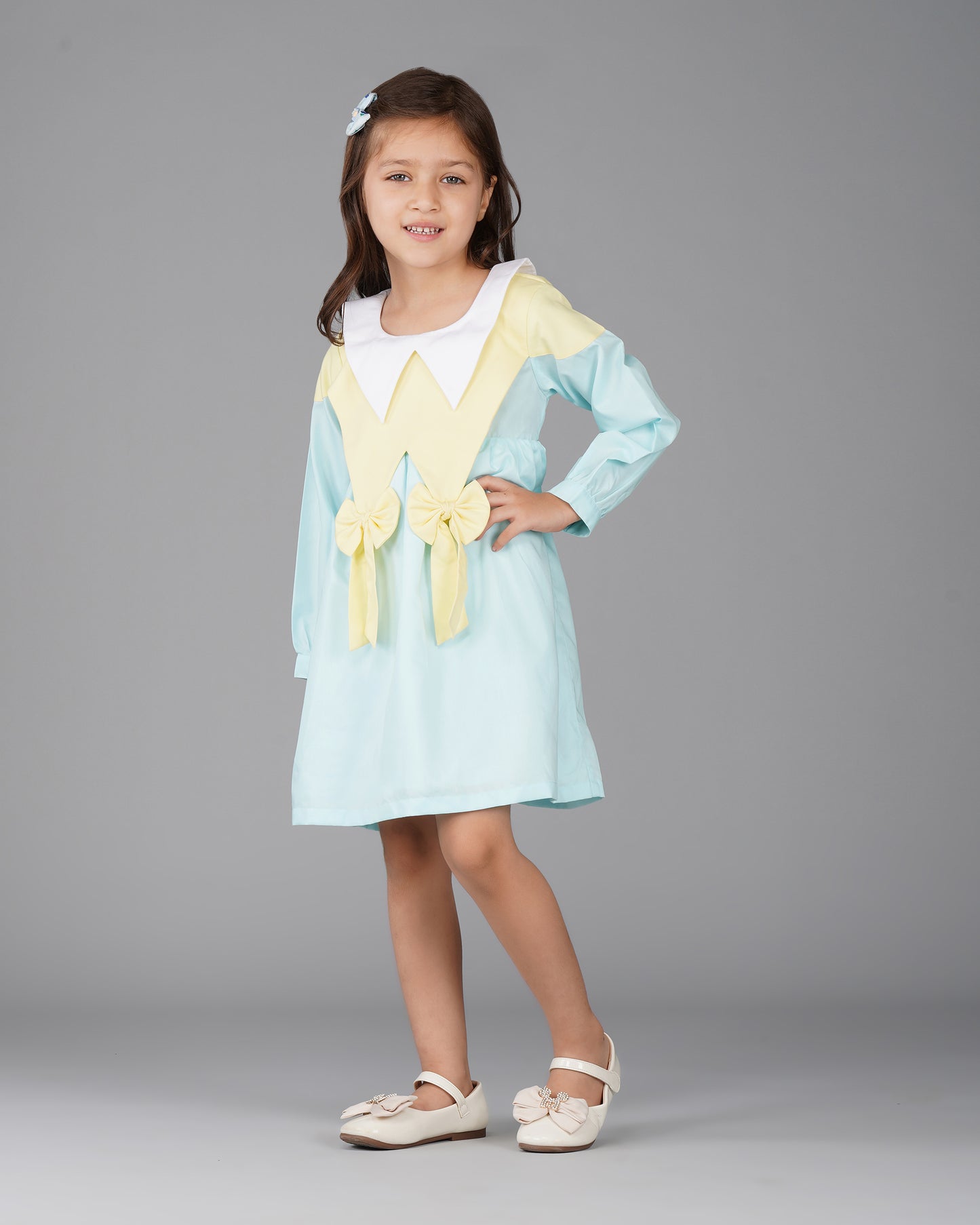 Girls Little Cinderella Bow Dress