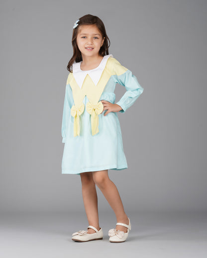 Girls Little Cinderella Bow Dress