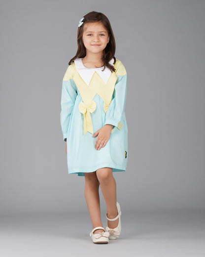 Girls Little Cinderella Bow Dress