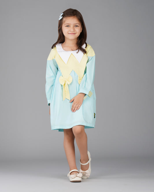 Girls Little Cinderella Bow Dress
