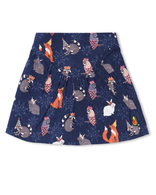 Girls Holiday Hug Flannel Skirt